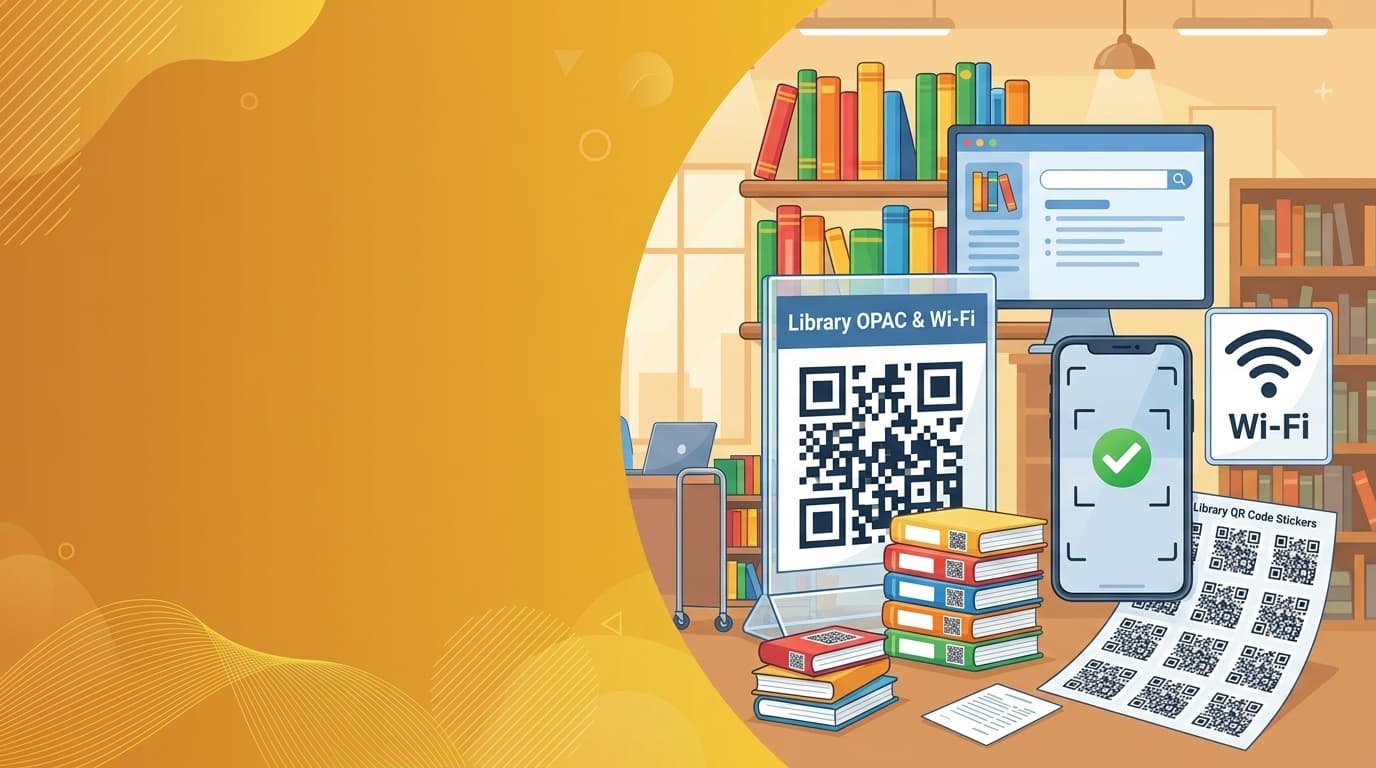 How to Generate Library QR Codes for Books, Wi-Fi & Resources