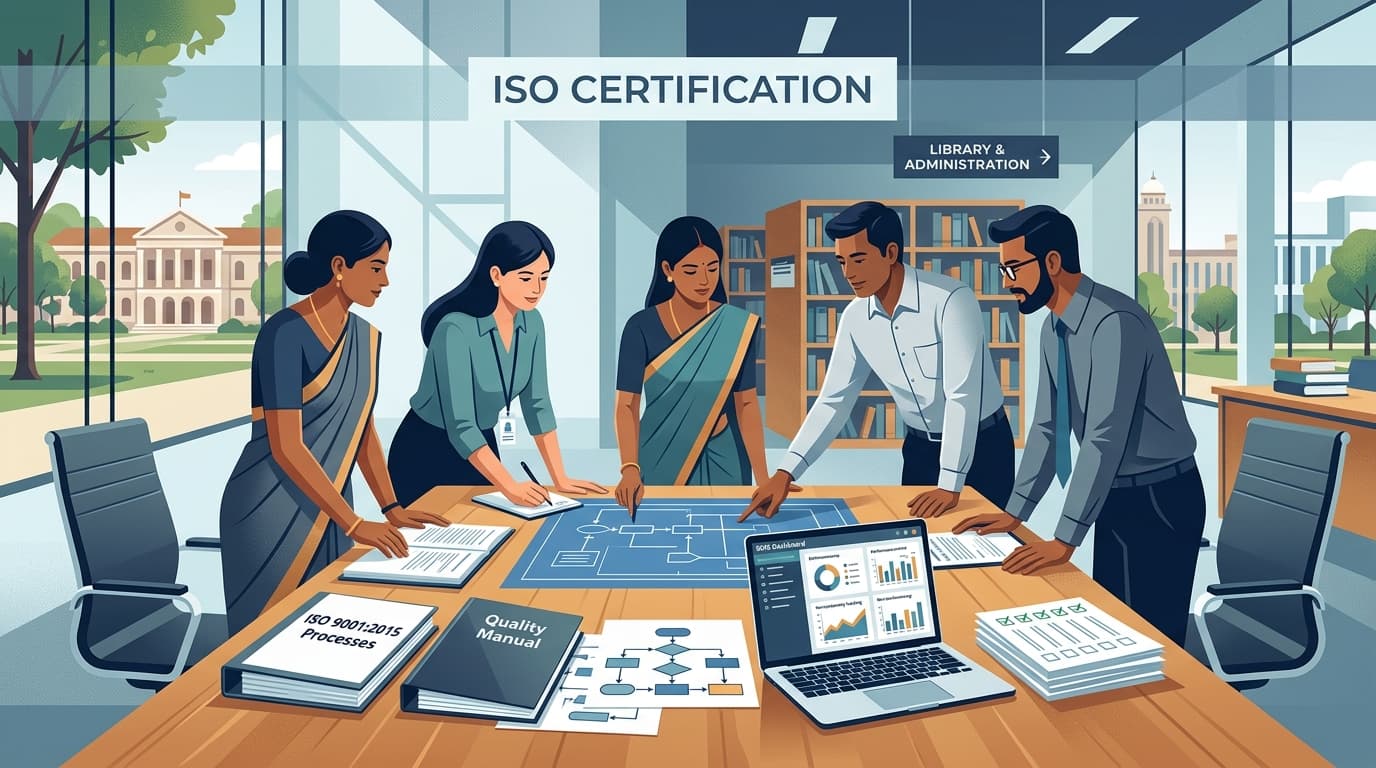 ISO certification and quality management in an Indian educational institution