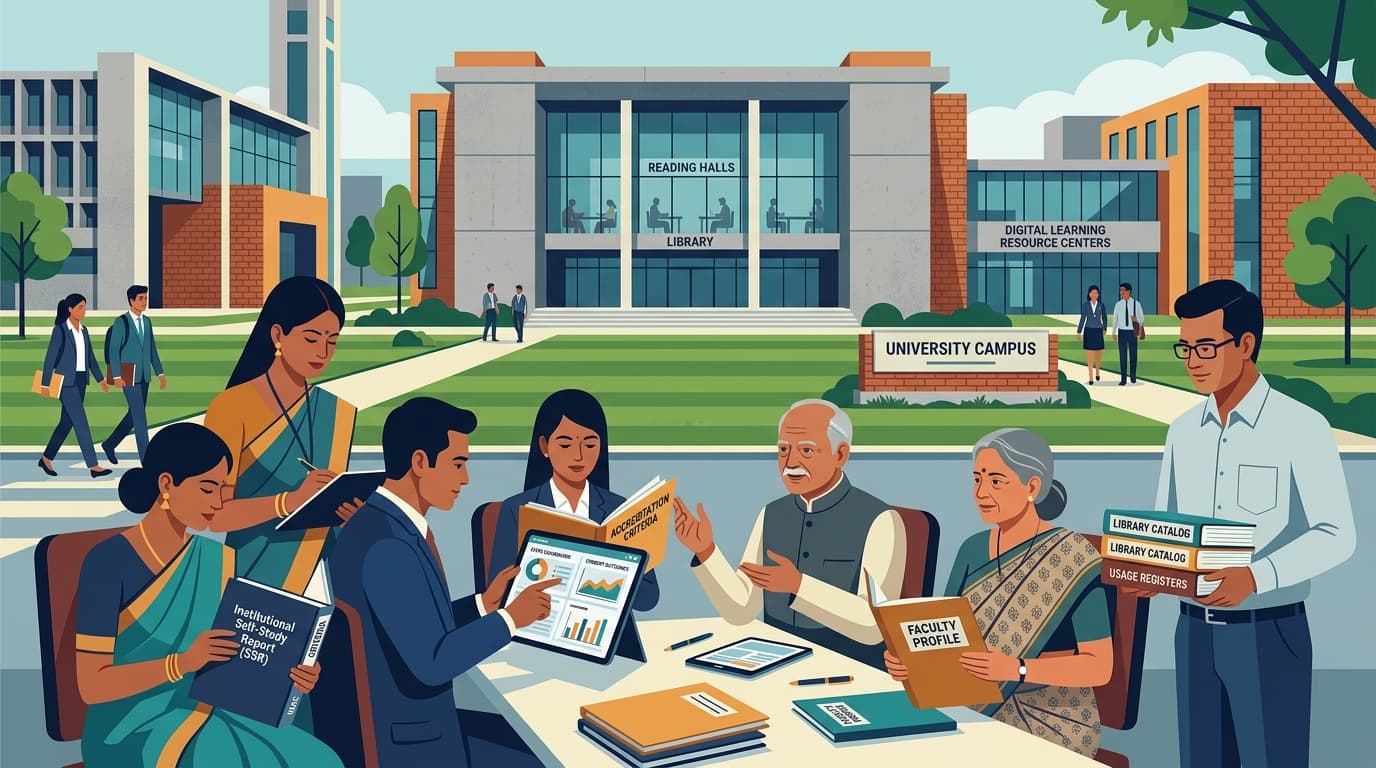 NAAC assessment and accreditation of an Indian higher education institution